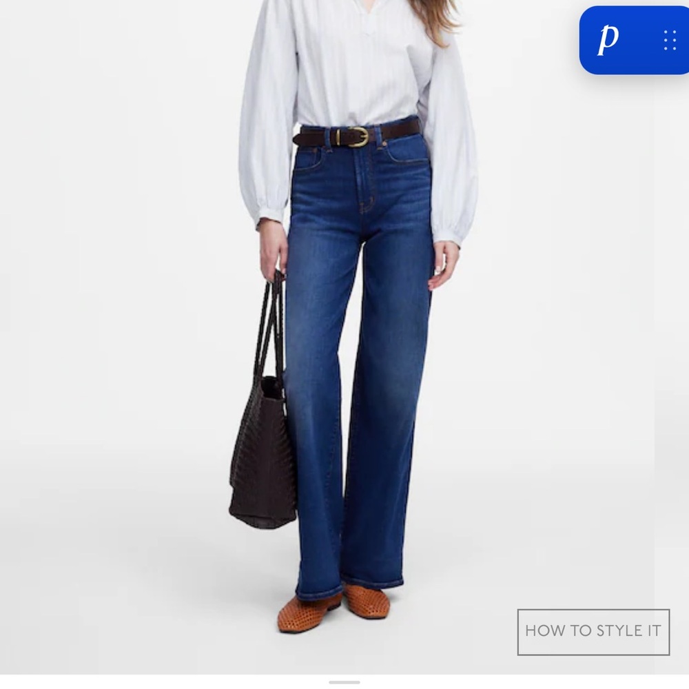 Madewell The perfect vintage wide leg jean size 27